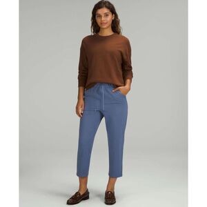 Lululemon Stretch High-Rise Crop 23", Water Drop, Sz6, EUC